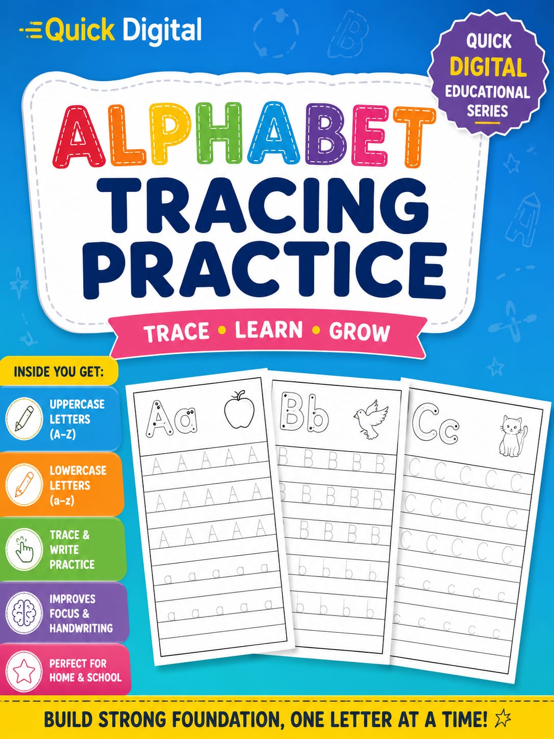 Why Alphabet Tracing Worksheets Are Important for Early Learning