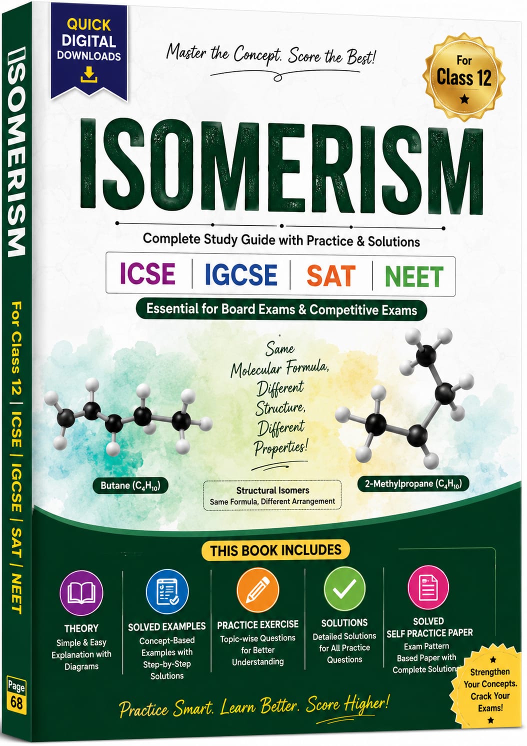 Isomerism PDF for Class 12, ICSE, IGCSE, SAT & NEET – Complete Study Guide